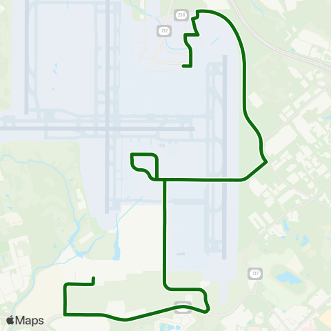 TANK CVG Centre Shuttle map