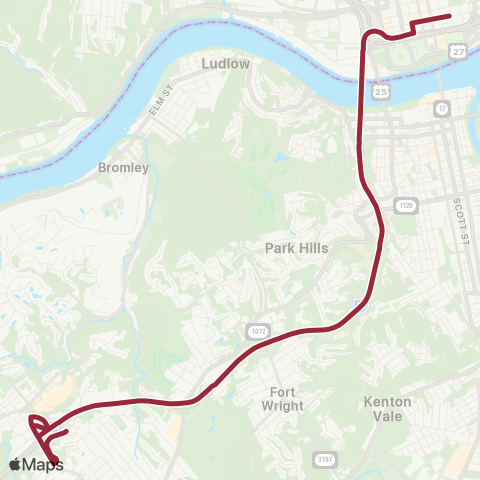 TANK Buttermilk Pike Express map