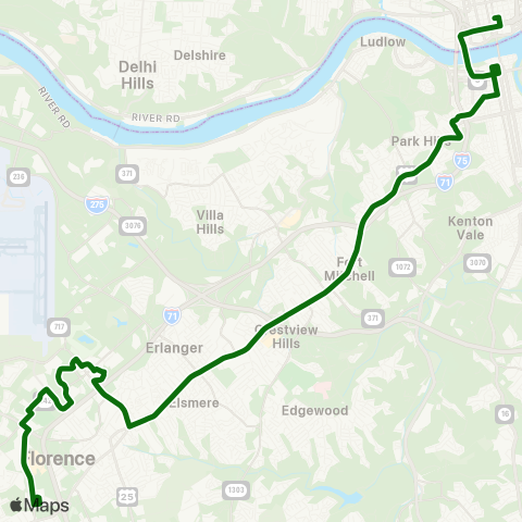 TANK Dixie Hwy / Florence map