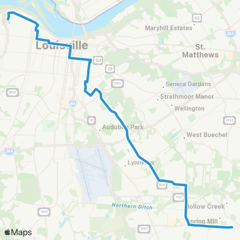 TARC Portland Poplar Level map