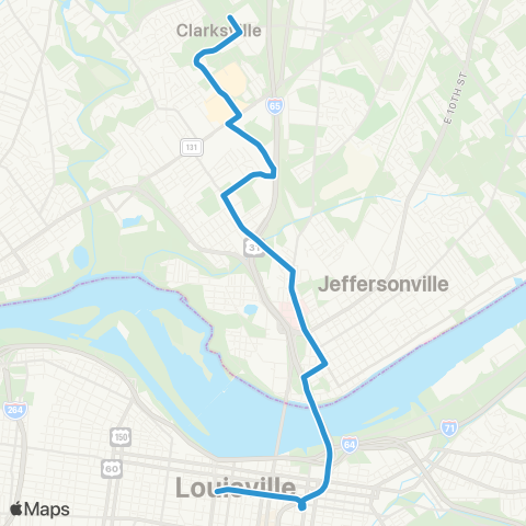 TARC Clarksville map