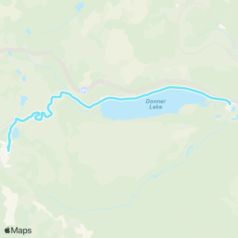 TART Tahoe Truckee Sugar Bowl Donner Summit Shuttle map