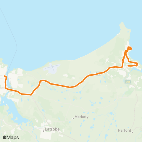 Mersey Link Port Sorell map