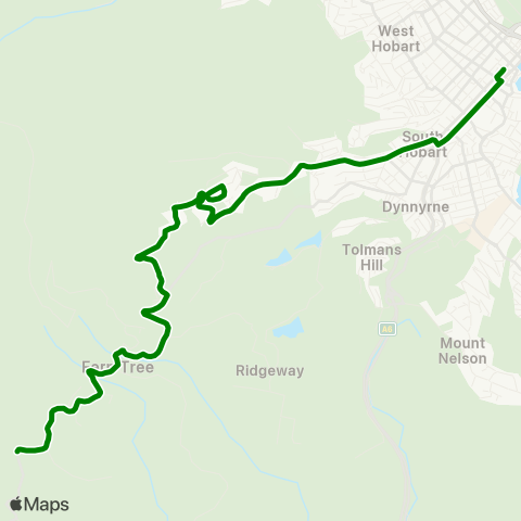 Metro Tasmania  map