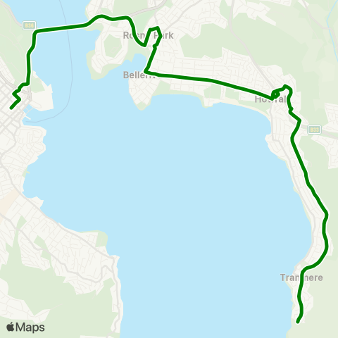 Metro Tasmania  map