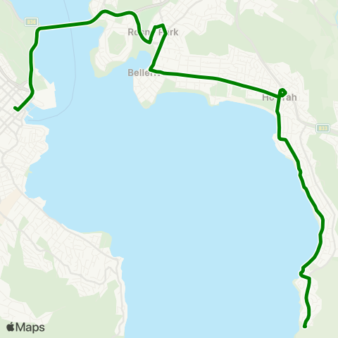 Metro Tasmania  map