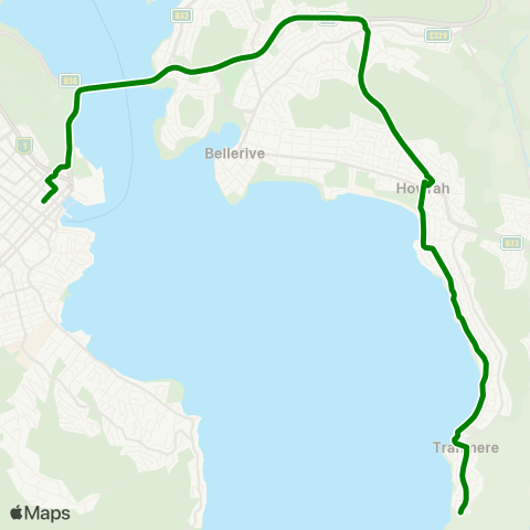 Metro Tasmania  map