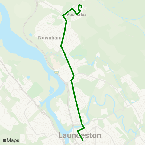 Metro Tasmania  map