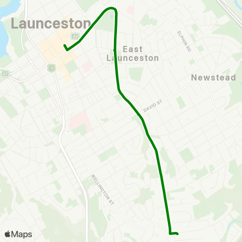 Metro Tasmania  map