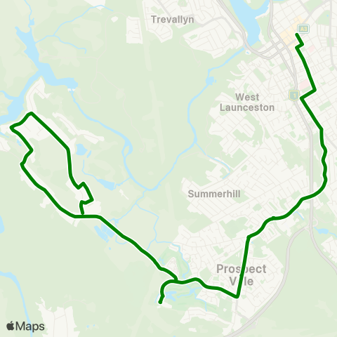 Metro Tasmania  map