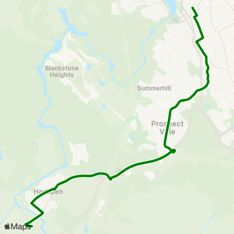 Metro Tasmania  map