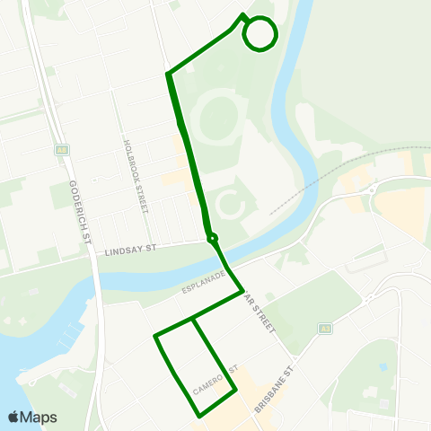 Metro Tasmania Commuter Shuttle Tiger map