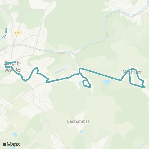 Transavold Macheren Lavoir - Gare Routière map