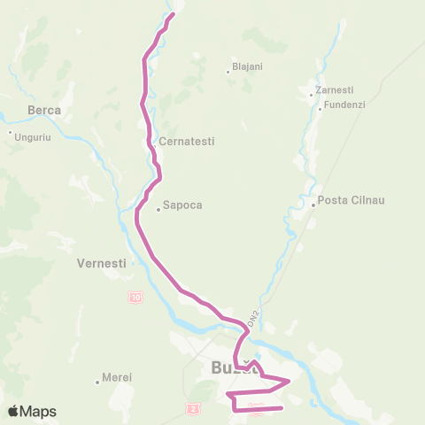 Trans Bus Buzău Apcarom 2 - Zona Industriala - Brosteni - Fulga map