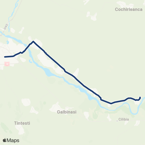 Trans Bus Buzău Gara C.F.R - Pod Vadu Pasii - Gavanesti map