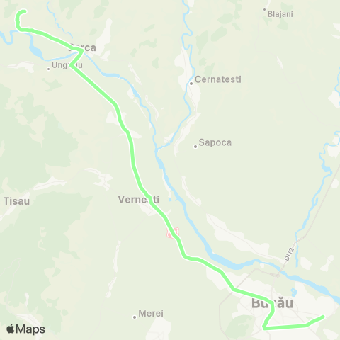 Trans Bus Buzău Horticolei - Vernesti - Berca - Ratesti map