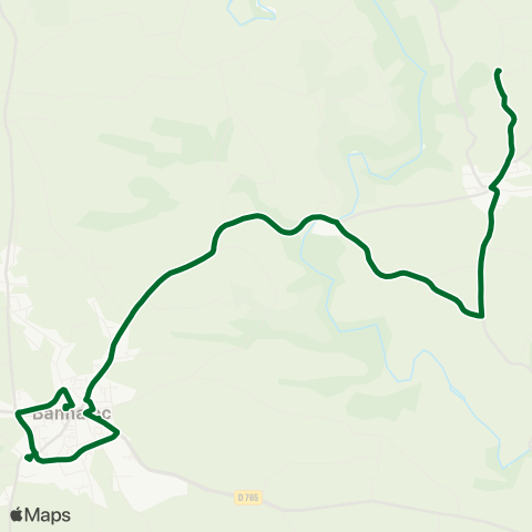 TBK Saint-Thurien - Bannalec map