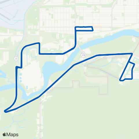 Thunder Bay Transit Mission Rd. map