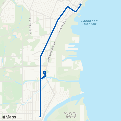 Thunder Bay Transit Memorial map