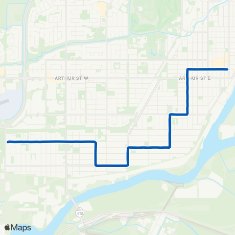 Thunder Bay Transit  map