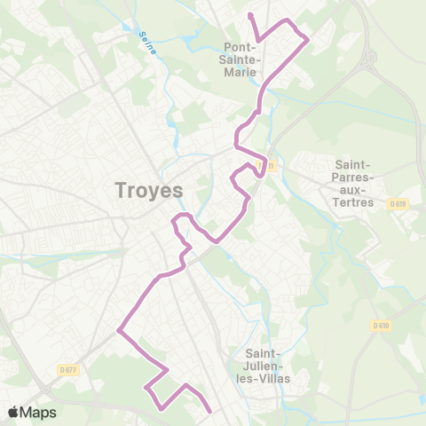 TCAT - Lignes scolaires Eureka-Chartreux map