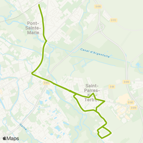 TCAT - Lignes scolaires Eureka-St Parres map