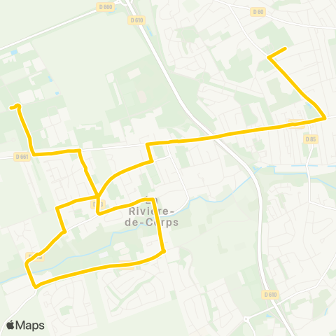 TCAT - Lignes scolaires Riv de Corps-Langevin map