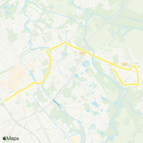 TCAT - Lignes scolaires St Parres-Halle map