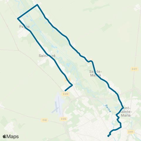 TCAT Navette Payns map