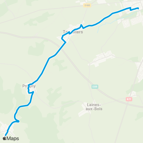 TCAT Rivière de C. vers Torvilliers-Prugny-Vauchassis map