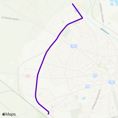 TCE Ploiești Sp. Judetean - Gara de Vest map