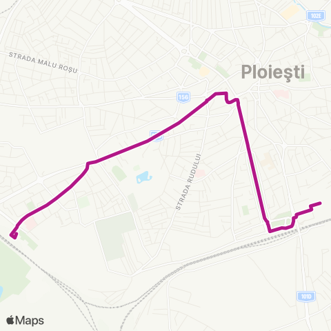 TCE Ploiești Gara de Vest - Pleiades map