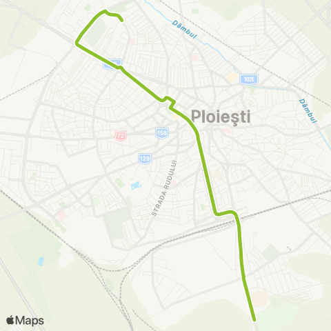 TCE Ploiești Bl Republicii - Hipodrom map