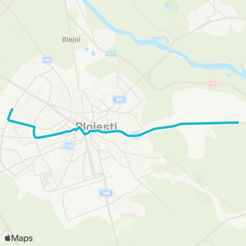 TCE Ploiești Malu Rosu - Coreco Sud map