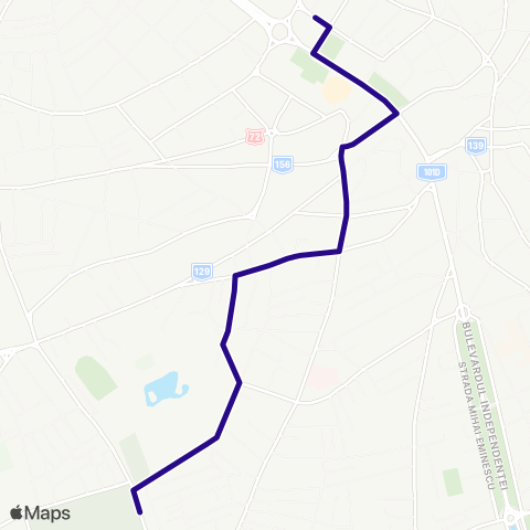 TCE Ploiești Hale Cat. - Cimitir Bolovani map