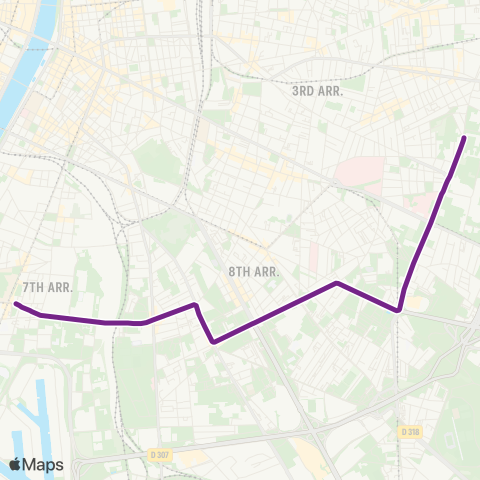 TCL Debourg - Hôpitaux Est - Pinel map