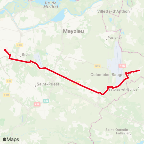 TCL Colombier-Saugn. Salines - Grange Blanche map