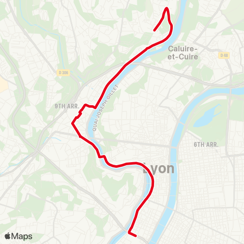 TCL Perrache - Cité Edouard Herriot map