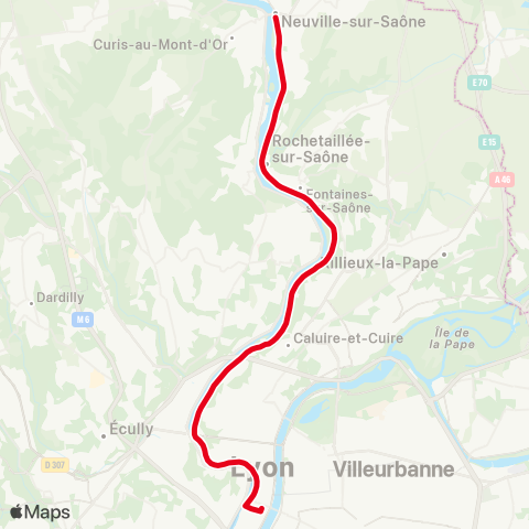 TCL Bellecour Le Viste - Neuville map