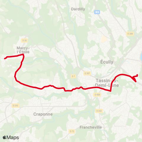 TCL Gorge de Loup - Ste Consorce map