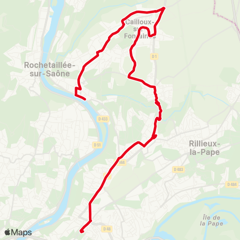 TCL Montessuy Gutenberg - Pont de Fontaines map