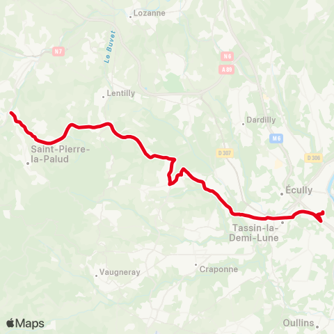 TCL Gorge de Loup - Ecole Vétérinaire map