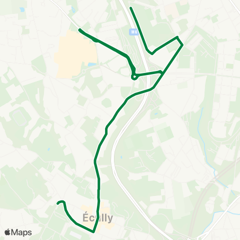 TCL Ecully Le Trouillat - Les Sources map