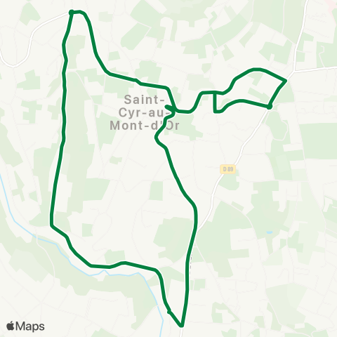 TCL Saint Cyr - La Chaux Ecole de Champlong map