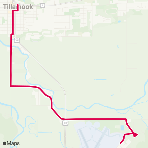 The Wave (TCTD) Port of Tillamook Bay map