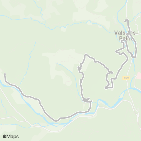 Tout'enbus Vals les Issoux - Vals Ets Scolaires map