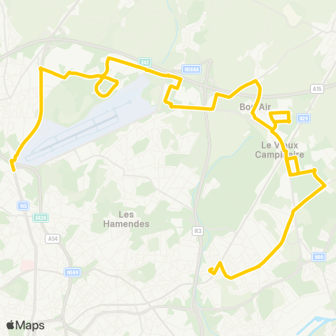 TEC Charleroi Gilly (Soleilmont) - Jumet (Madeleine) map