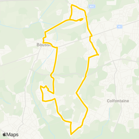 TEC Hainaut Saint-Ghislain - Boussu - Hornu map