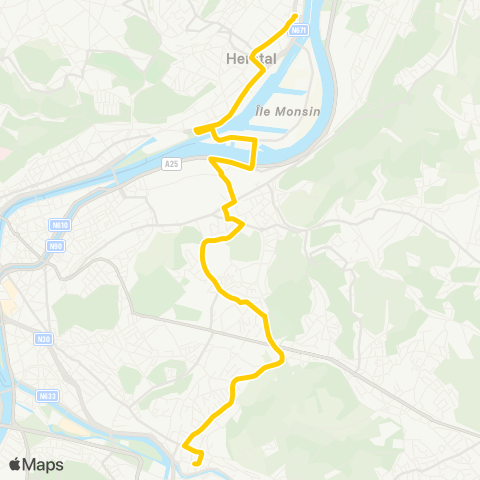 TEC Liège - Verviers Herstal - Jupille - Chênée map