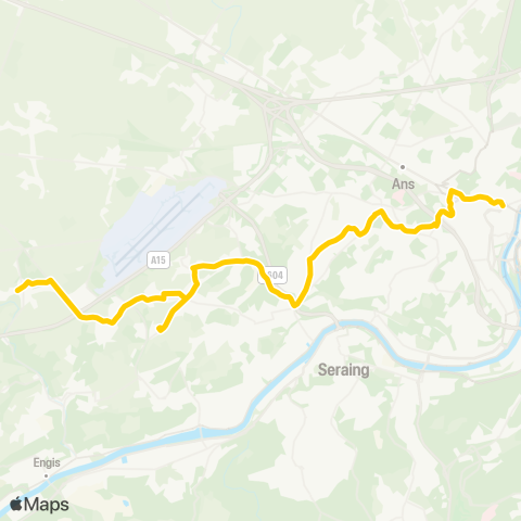 TEC Liège - Verviers St-Lambert - Montegnée - Grâce-Hollogne - Mons map